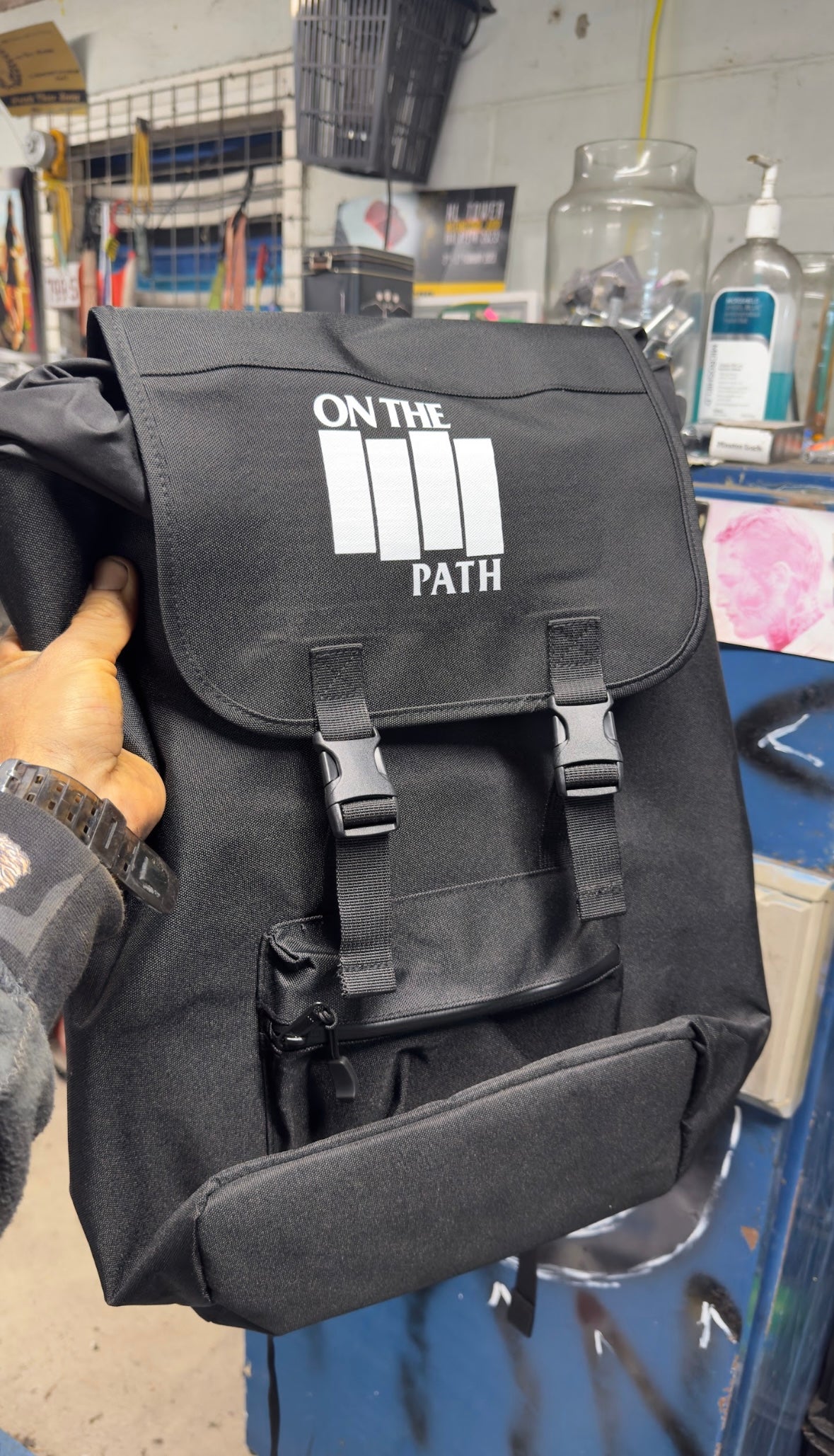 on the path backpack