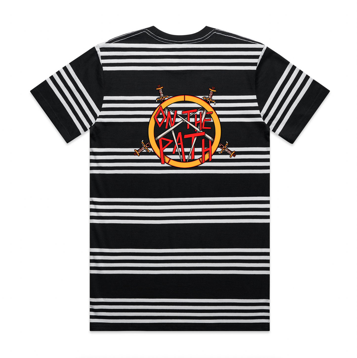 slay the day striped t-shirt